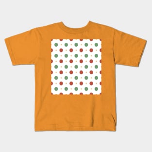 Merry christmas   polka dots Kids T-Shirt